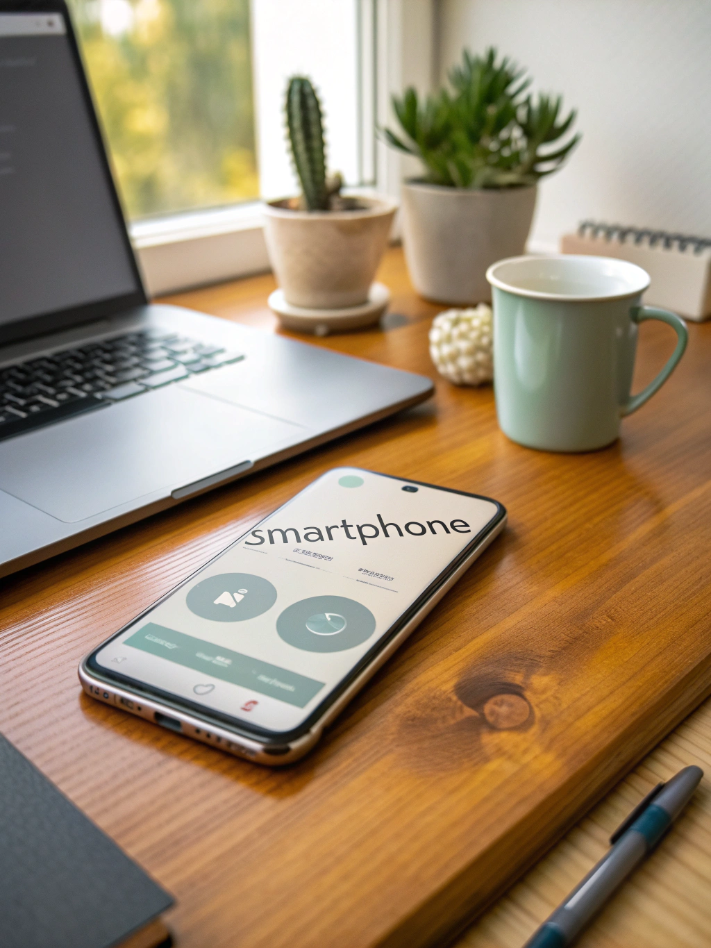 Mobile device showcasing Spandesk.com